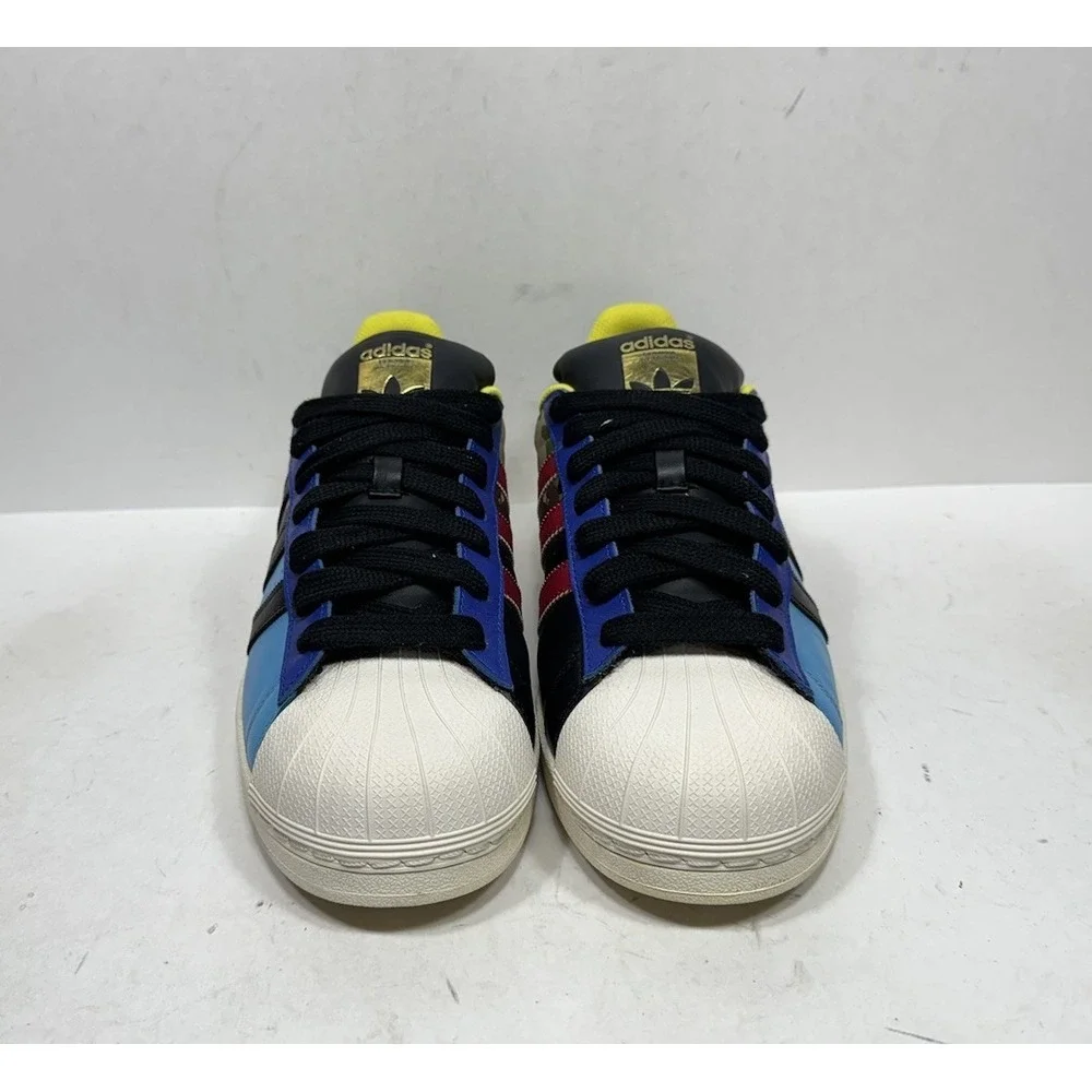 adidas Superstar Oddity Multicolor Men's Size 11 s82757 Shoes Sneakers What The
